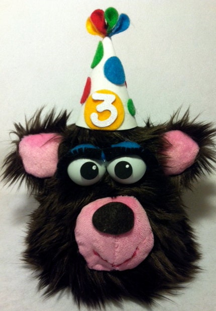 Fuzzy FurGiggle Birthday Puppet Hat Il_570xn