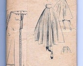 Vintage Fashion Service Skirt Pattern 2450, 24 Waist, 1940s