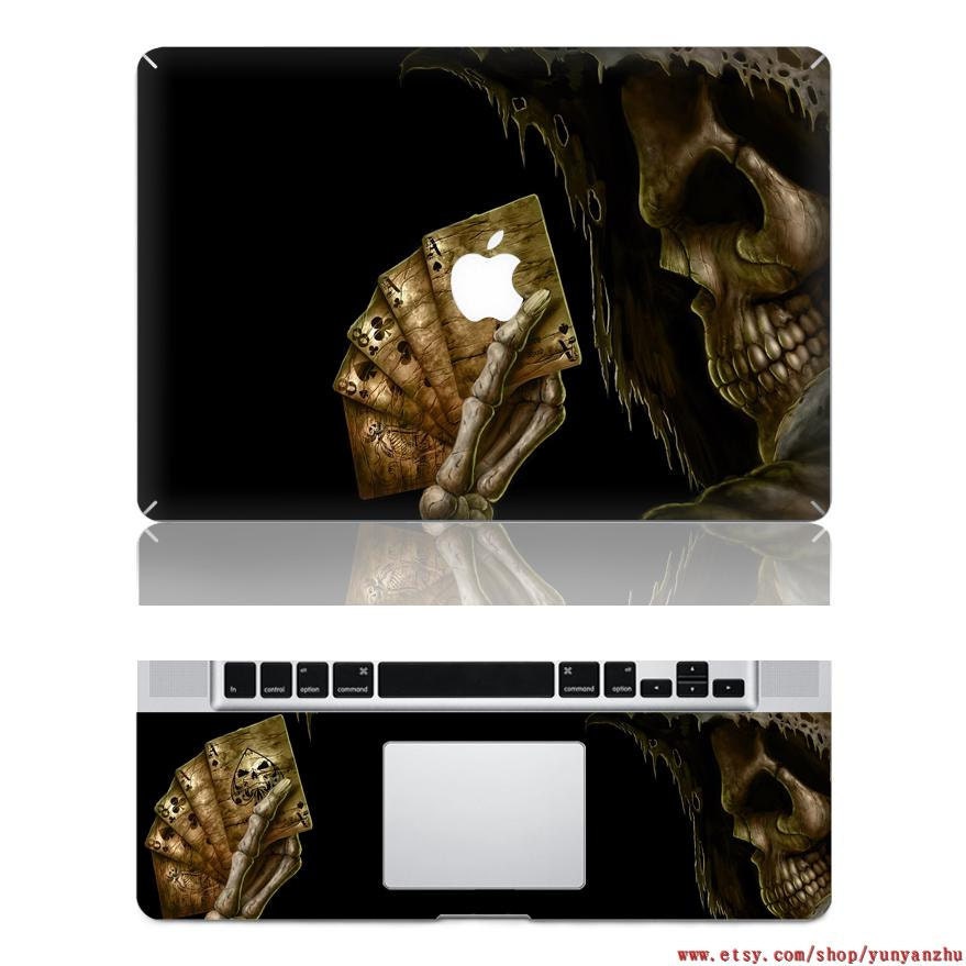 Monster poker - - Macbook Decal Mac Book Pro Air Decals Mac Book Apple Sticker Mac Decals Macbook