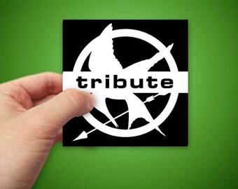 Mockingjay - Tribute Decal, Original Fan Art Hunger Games