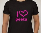 Hunger Games Tee Shirt, I Love Peeta