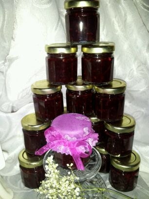 Wedding Jam Favors/ 25 Shower- Anniversary Party Favors/ Fall -Winter / 45 ml jars (1.5 oz)/ Treasury Item