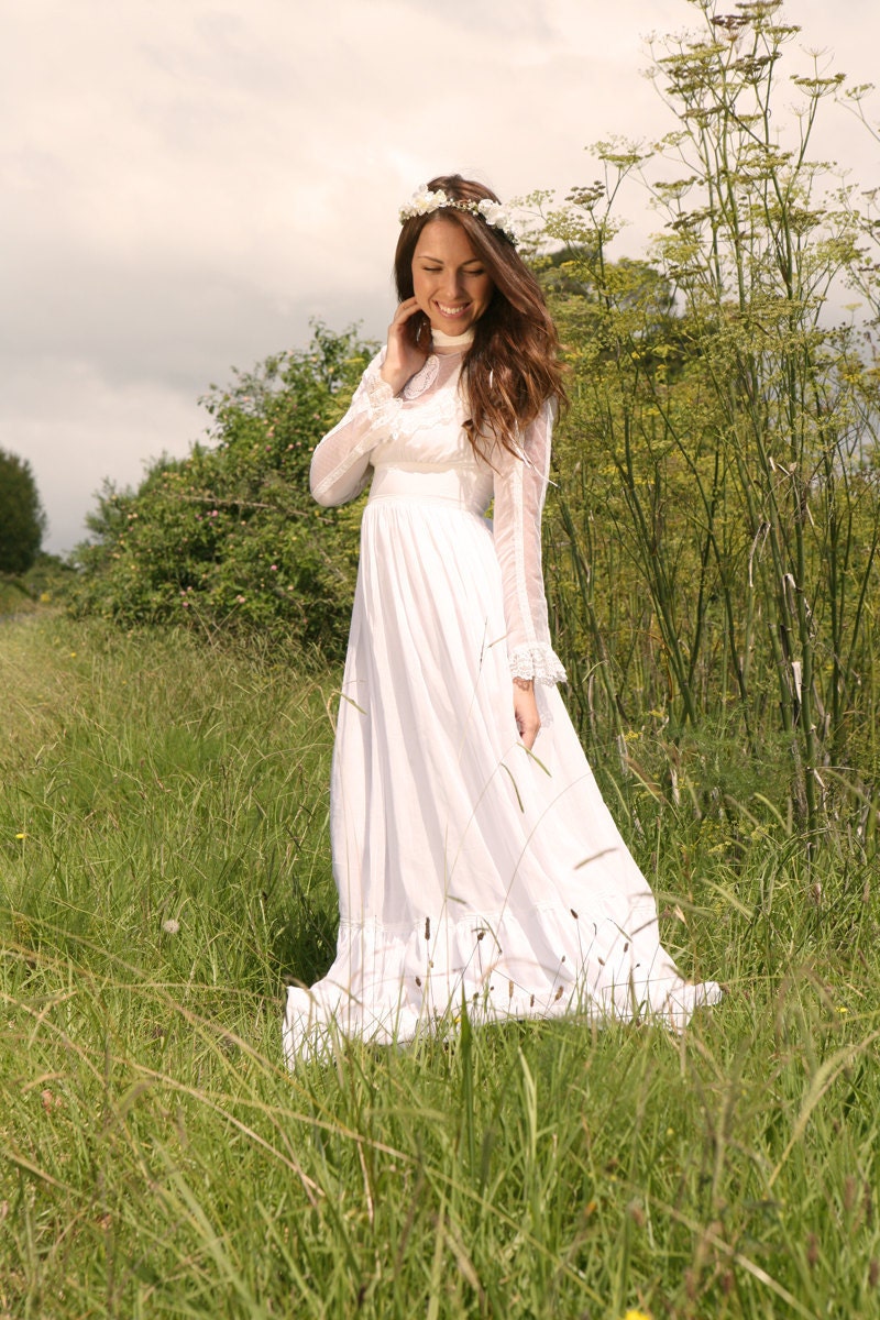 Vintage Wedding Dress - SOPHIA 1970s