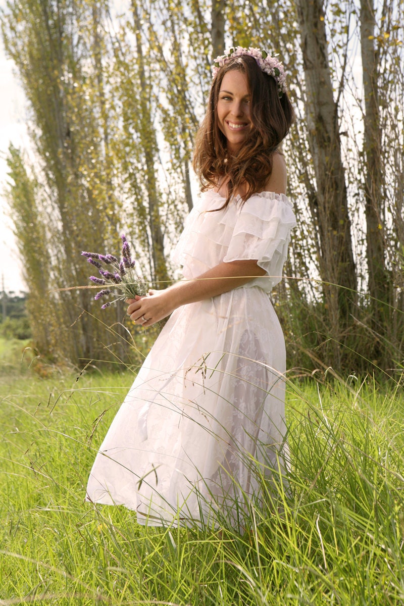 Vintage Wedding Dress - INGRID 1970s