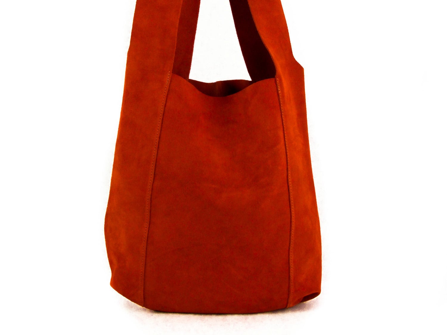 Orange Suede Bag