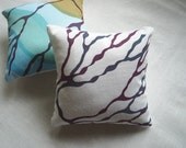 lavender scented pillow favors- set of 25 - crossed kelp