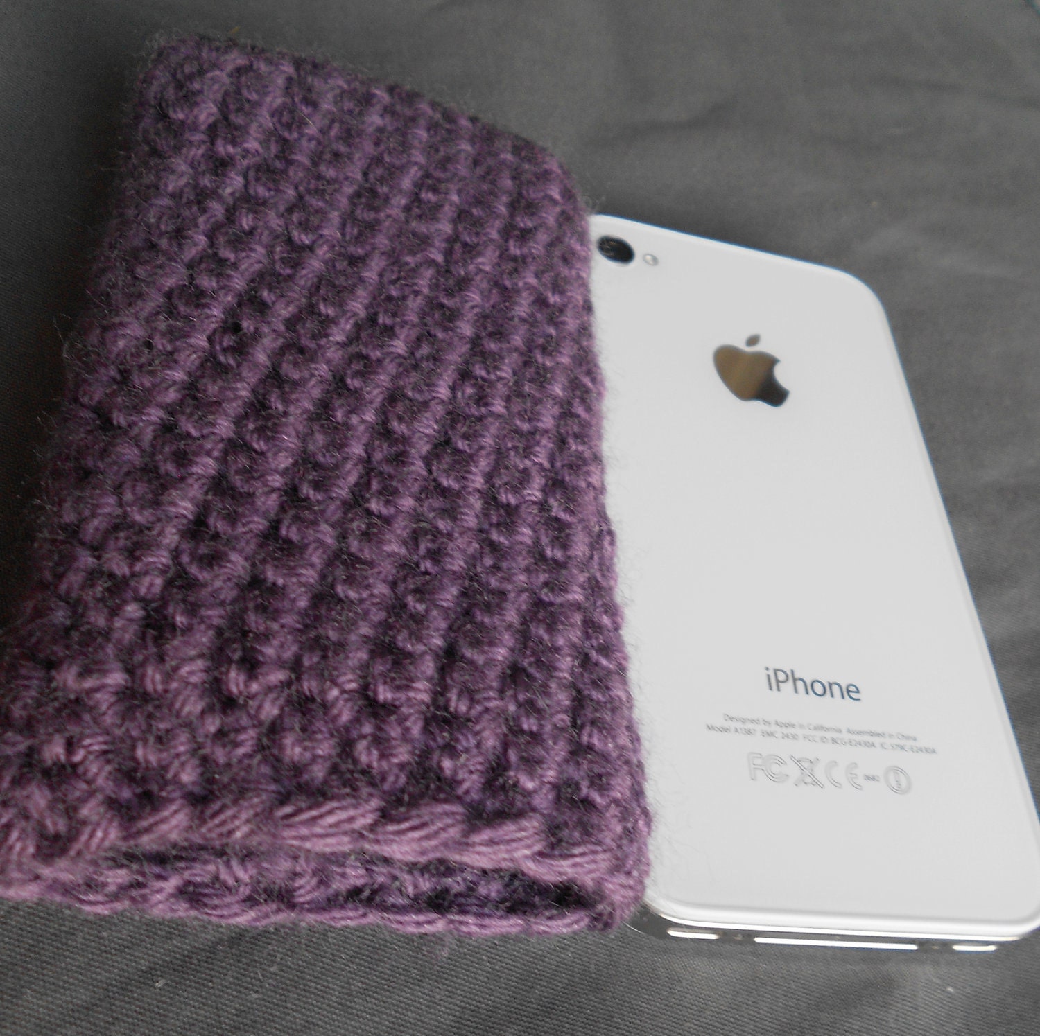 iPhone 4, iPhone 4S - Cozy - Sock - Koozie - YOU pick the color