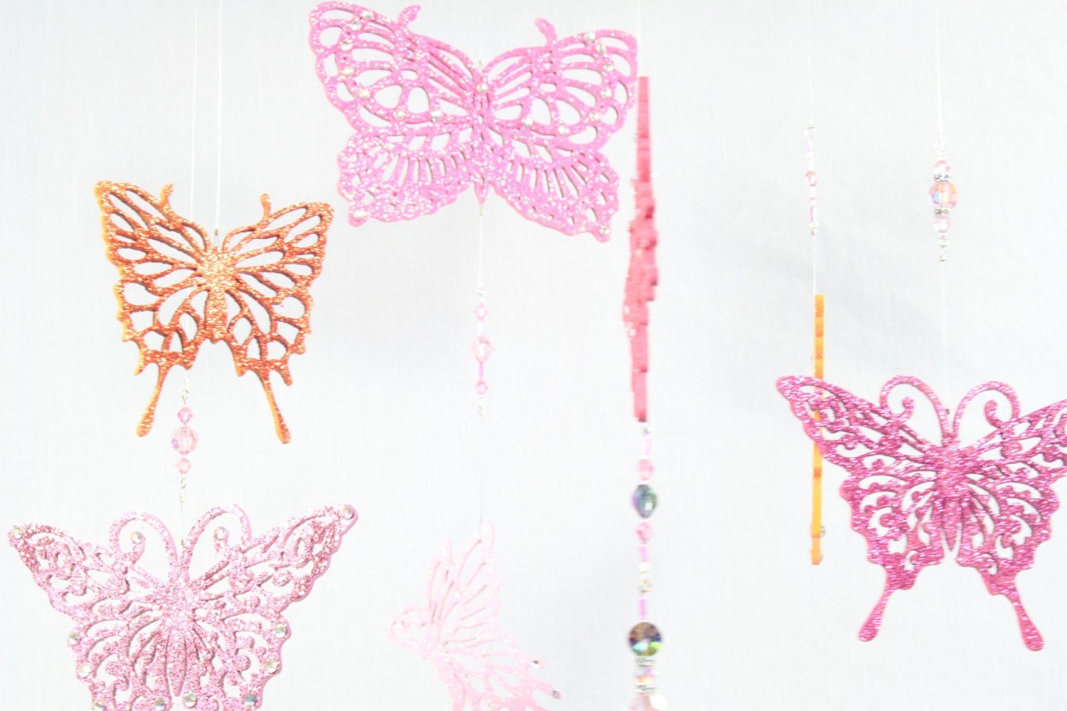 Handpainted Handmade Whimsical Butterfly by BethBakerFocalArt