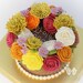 Floral/Flower Buttercream Cake 6": Wreath Style