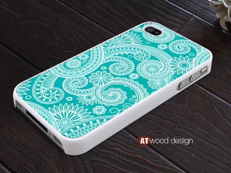 blue flowers beautiful  Hard case Rubber case iphone 4 case iphone 4s case New Iphone 5 case unique case