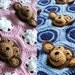 Two Email Crochet Baby Blanket PDF PATTERNS - Baby Girl AND Baby Boy Feel and Learn Monkey Blankets or Stroller Blankies, Crochet Patterns