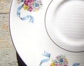 Vintage Saucer, Theodore Haviland, Flowers, Tea Cup Saucer, St. Regis, Floral, Small Plate