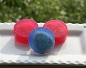 EXFOLIATING LOOFAH SOAP  Big Round Foot Scrub Soap with Loofah