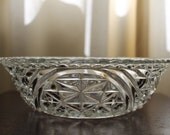 Vintage Cut Glass Bowl