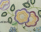 Flowers No.1 - Embroidery Hoop Art