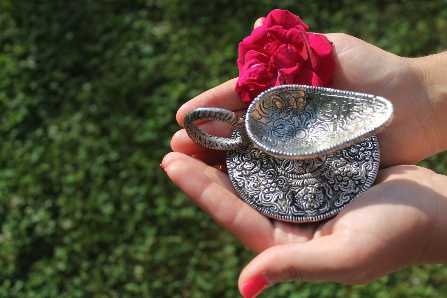 Made in India Diya (divaa) Lamp used for lighting and oils