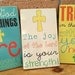 Scripture Art, Bible Verse Art, Faith Based Art, Psalm 37:4, 5x8 art print on wood