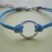 Karma-antique silver karma bracelet,infinity wish bracelet-Z130