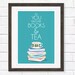 Art Print Bohus Bersa All you need you are books and tea