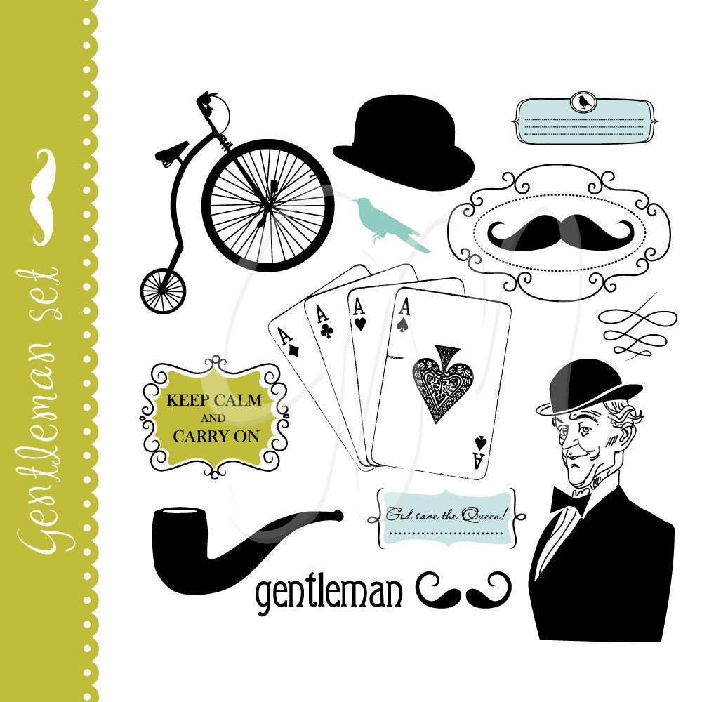 clipart gentleman