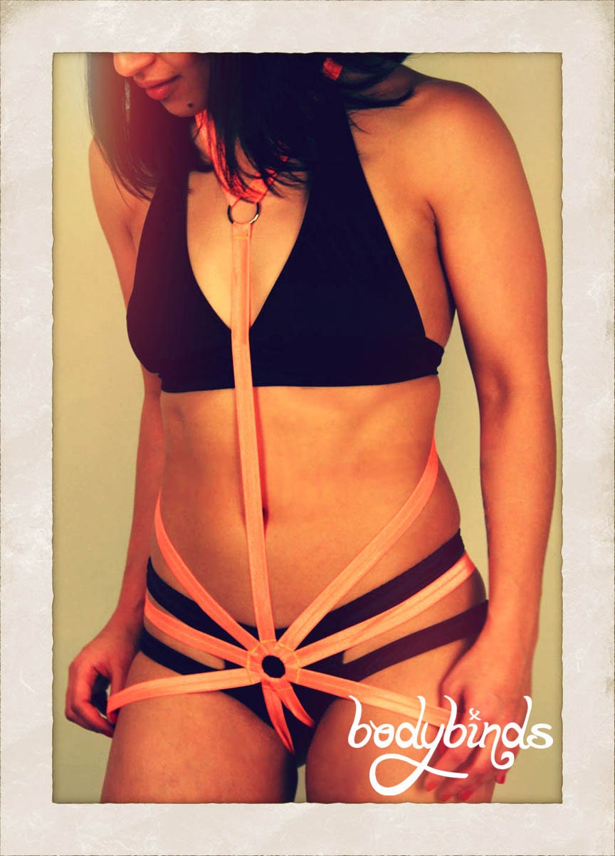 bodybinds --  'Michelle' Elastic Bondage Harness