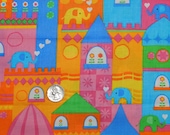 Elephants on Parade Circus - Fabric By The Yard - H