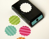 2 inch Scallop Circle Punch - Party and Craft Supplies - The TomKat Studio