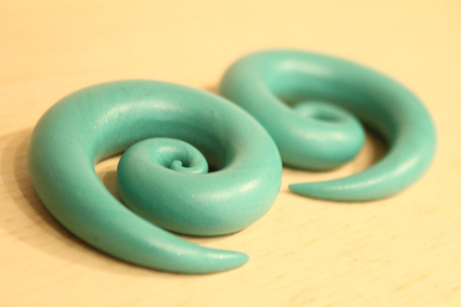Polymer Clay Custom Spiral Plugs