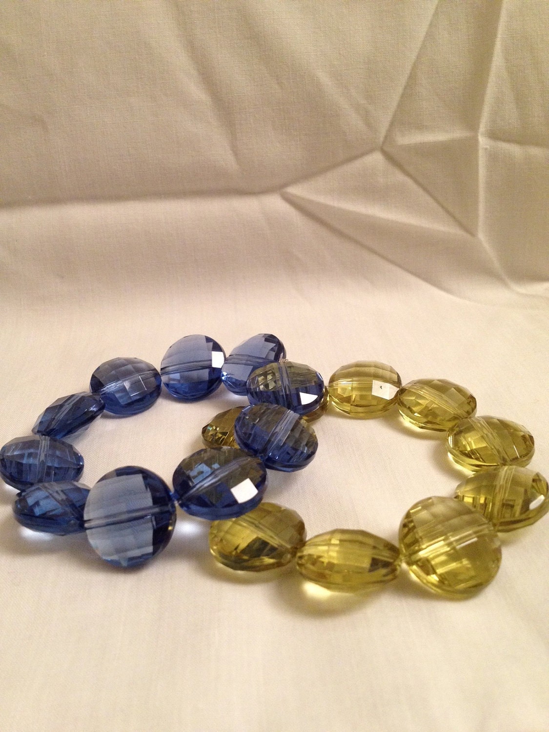Blue & Yellow Bracelets