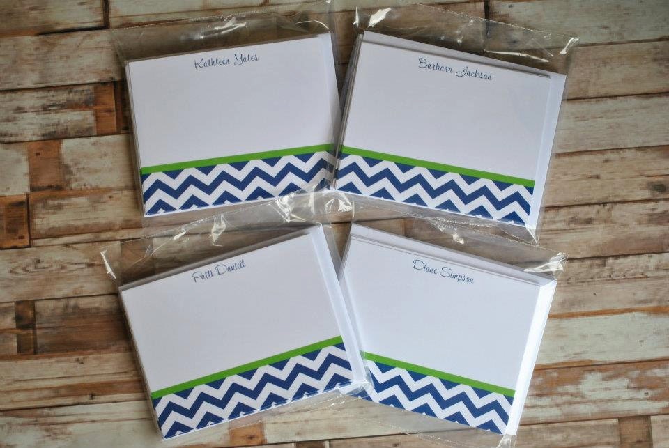 Personalized or Monogrammed Note Cards