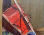 Original oil painting impressionist plein air "Early Retirement", 6 x 8