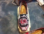 Handpainted customized South Carolina Fighting Gamecock Toms
