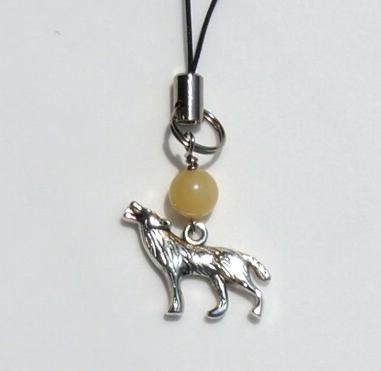 Wolf Nook or Cell Phone Charm