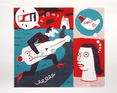 Bodies thief / silkscreen poster