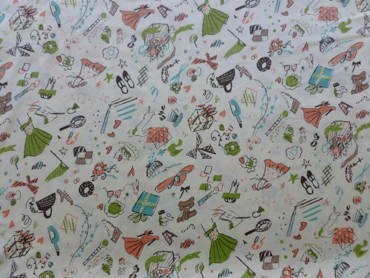 Dress Ups in White from Wonder by Sayasans for Hokkoh- Fat Quarter