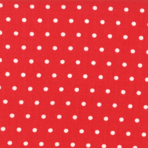 Floral Dots in Candy Apple from Vintage Modern by Bonnie and Camille for Moda- Fat Quarter