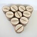 10 Sassafras Natural Wood Place Card Holder Rustic Wedding Table Decor Table Number Holder