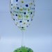 hand painted wine glass "I cook with wine sometimes i add it to the food"