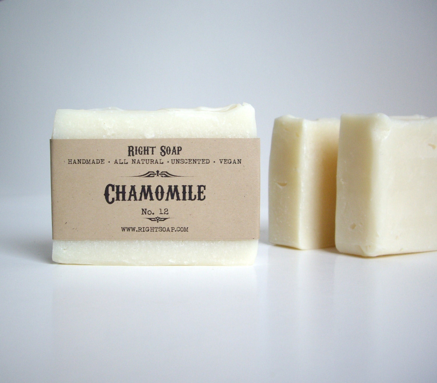 Chamomile Soap - Sensitive - Normal skin soap, Vegan soap, Unscented, Herbal soap, All Natural Soap