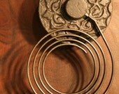 Antique Clock Part - Cast Iron and Steel Coil Chime/Gong