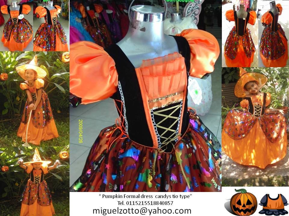 Pumpkin fairy butterfly Witch Disney Princess party pageant bridesmaid medieval graduation orange dress quinceanera XV  Halloween costume