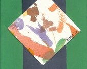 Cards / Notecards - Jennifer Love Artwork Original Mini Abstract art Painting Card 6.5 x 5  OOAK SFA EBSQ