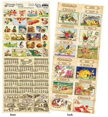 Seasonal Calendar Creative Scraps (Double Sided) CS06-DS