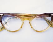 Vintage Ombre Cat Eye Glasses - GertieGertrude