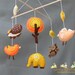 Autumn baby mobile- Forest baby mobile- Autumn animals mobile