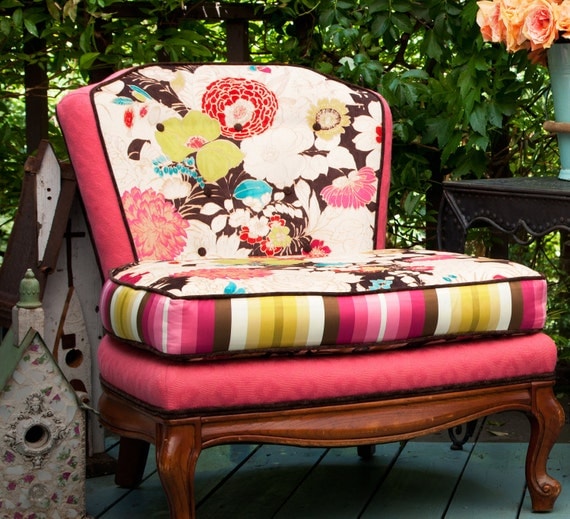 theSamantha Slipper Chair - Redressed with floral attitude