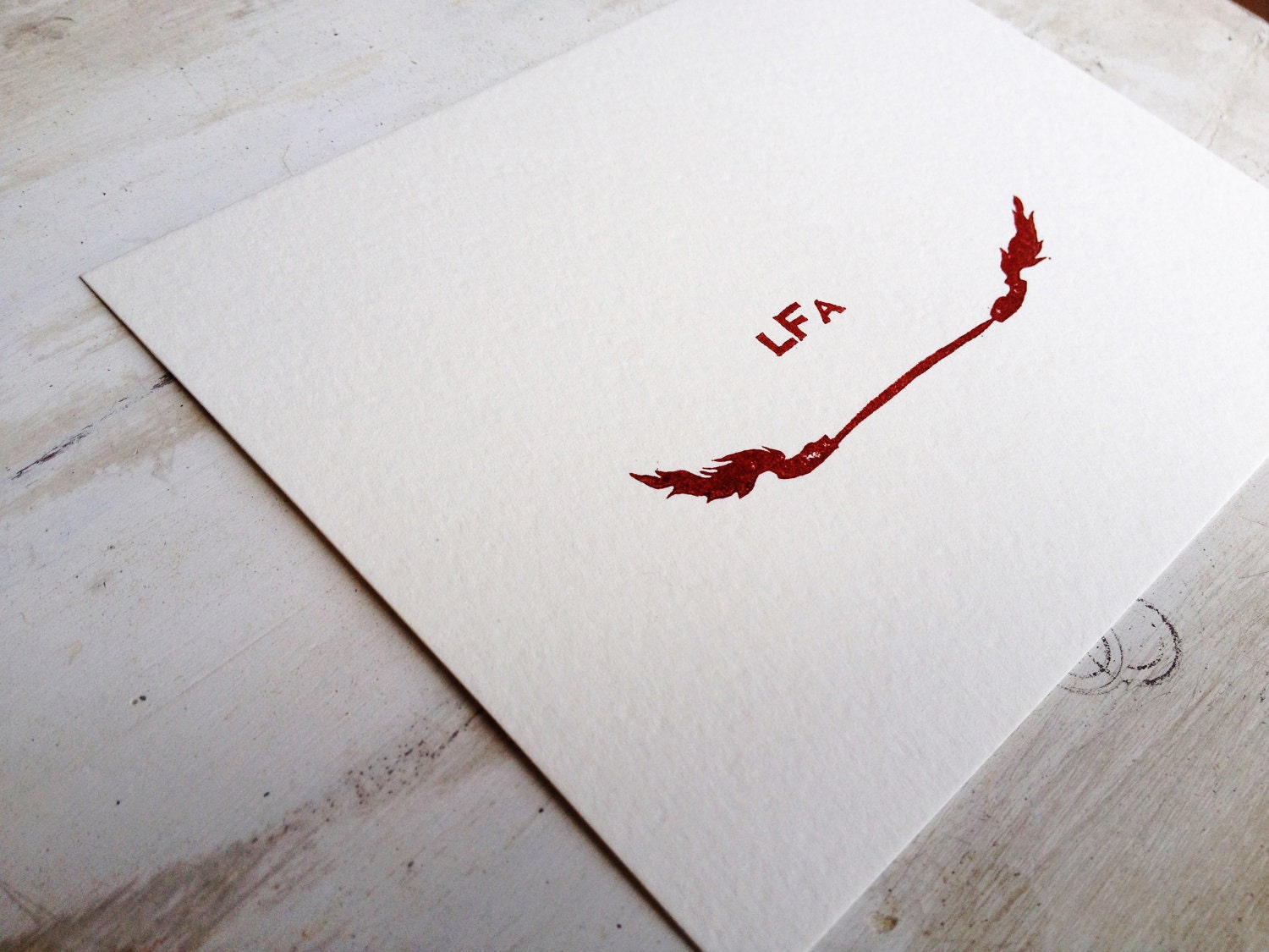 Flame Monogram Stamp