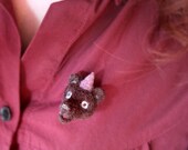 B A L T H A Z A R - needle felted brooch