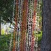 Knotted Fabric Wedding Backdrop