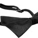 Spike Studded Black Bow Tie Mens or Ladies Formal Neck Tie Tuxedo